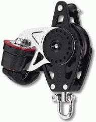 Harken 57mm Carbo Block w/Cam Cleat and Becket (HK2616)