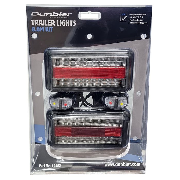 Dunbier L.E.D. Trailer Light Kit: 8.0M