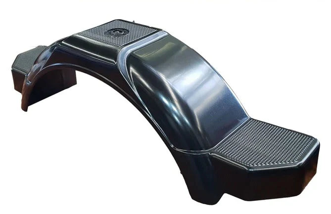 Dunbier Black Plastic Mudguard - 14"