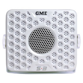 GME 60 watt marine box speakers 110 x 100 mm (Pair) white (GS300