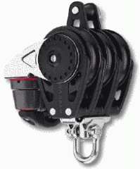 Harken 57mm Triple Carbo Block w/Cam Cleat and Becket (HK2618)