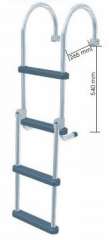 S/S Gunwale Ladder 4 Step  (MA037)