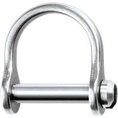 Ronstan Shackle,Wide D,Slotted Pin 1/8