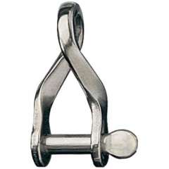 Ronstan Shackle,Twisted,Pin 4mm,L:22.7mm,W:10mm (RF627)